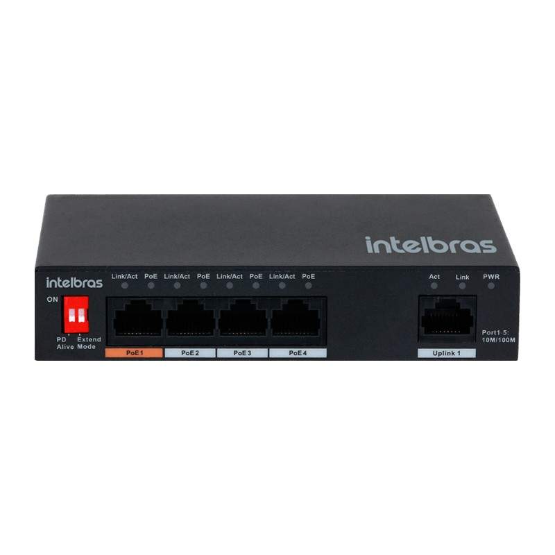 SWITCH 5 PORTAS FAST COM 4 PORTAS POE SF 500 HI-POE SKD