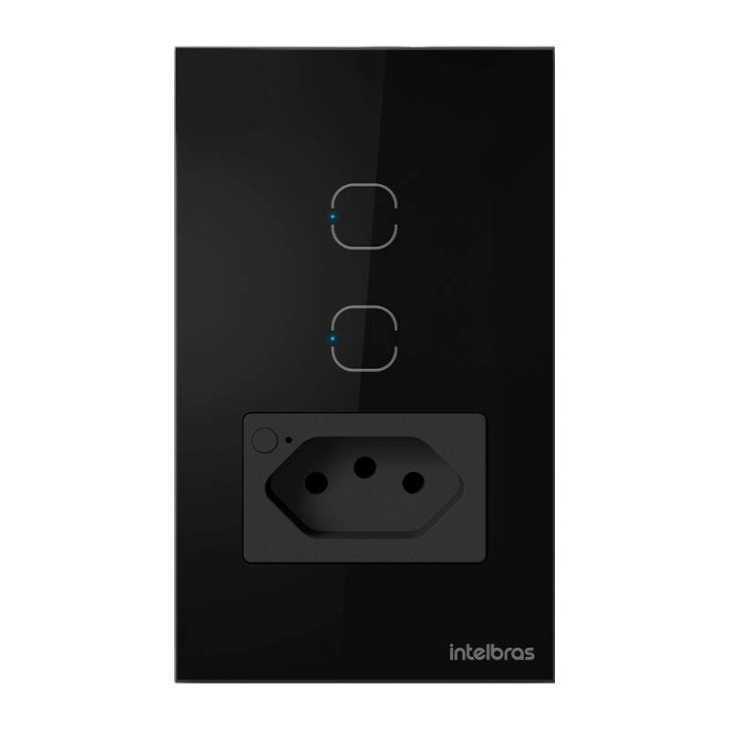 TOMADA SIMPLES 10A SMART WI-FI ETS 2002 PRETO