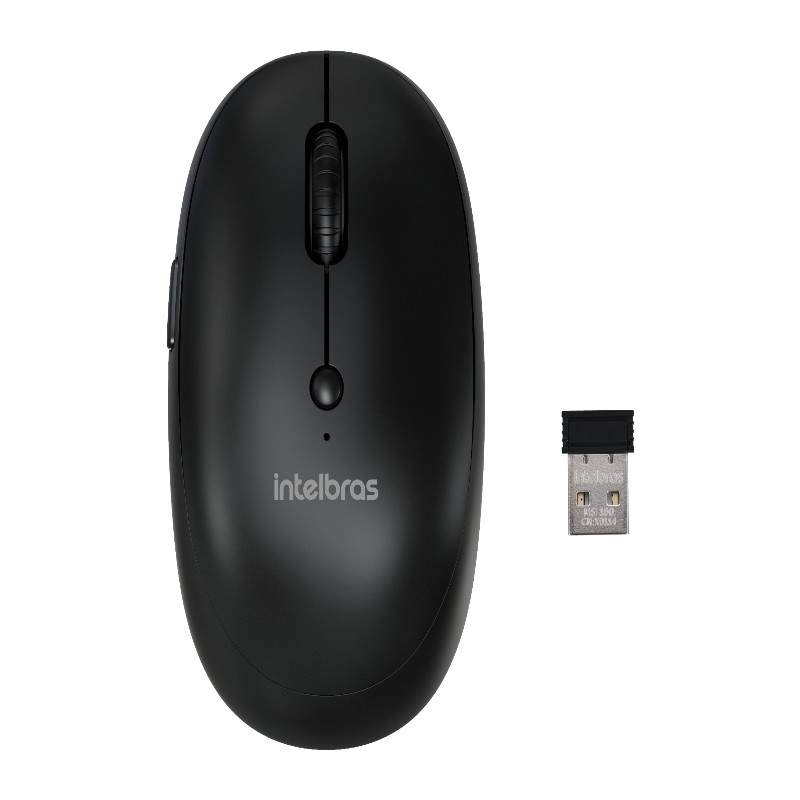 Mouse Intelbras MSI100 - Sem Fio Preto
