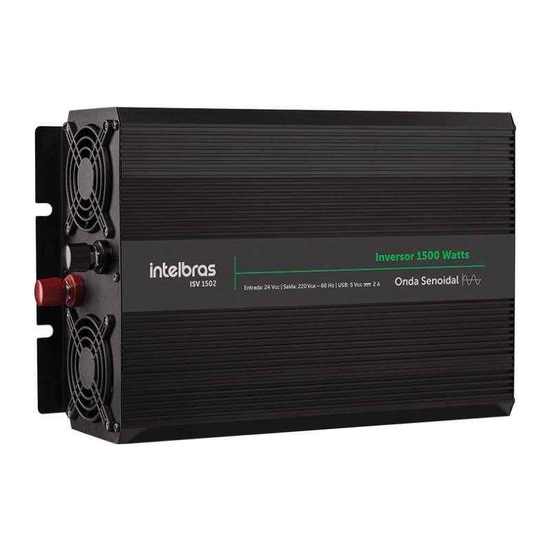 Inversor de Tenso Onda Senoidal 1500W 24Vcc p/ 220Vac ISV 1502