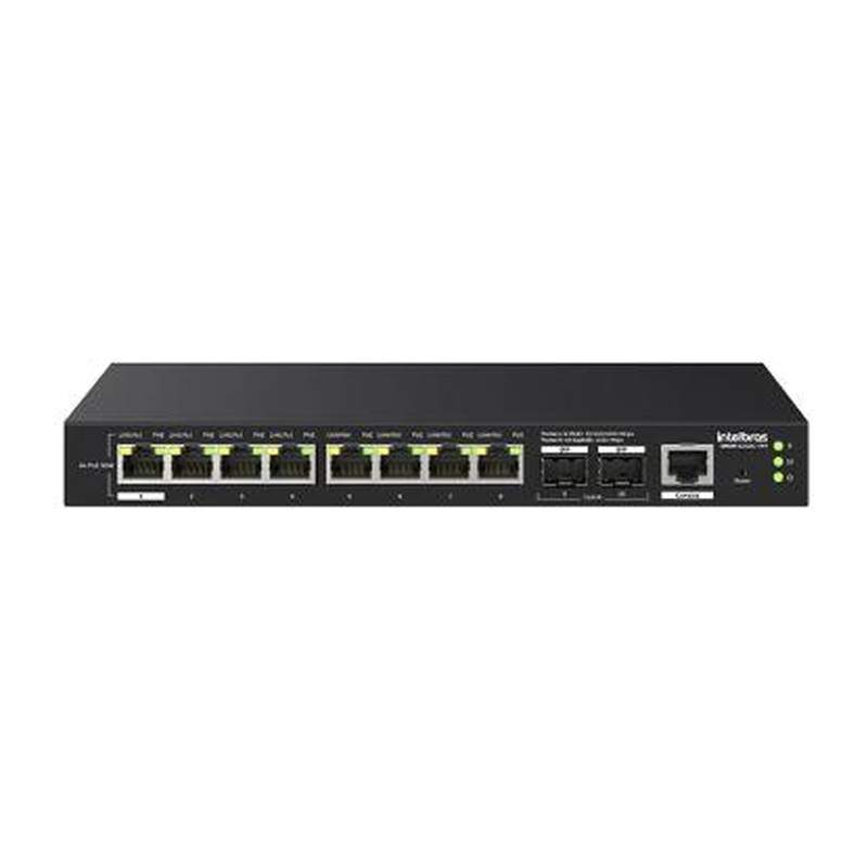 SWITCH GERENCIAVEL 8P 1000MBPS + 2SFP SMART S2110G-HPA