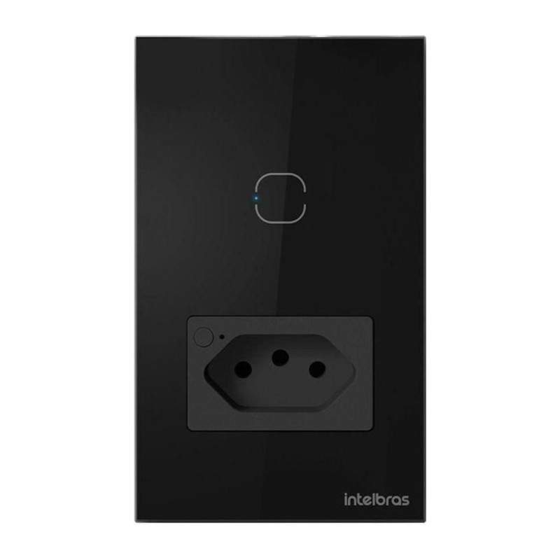 TOMADA SIMPLES 10A SMART WI-FI ETS 2001 PRETO