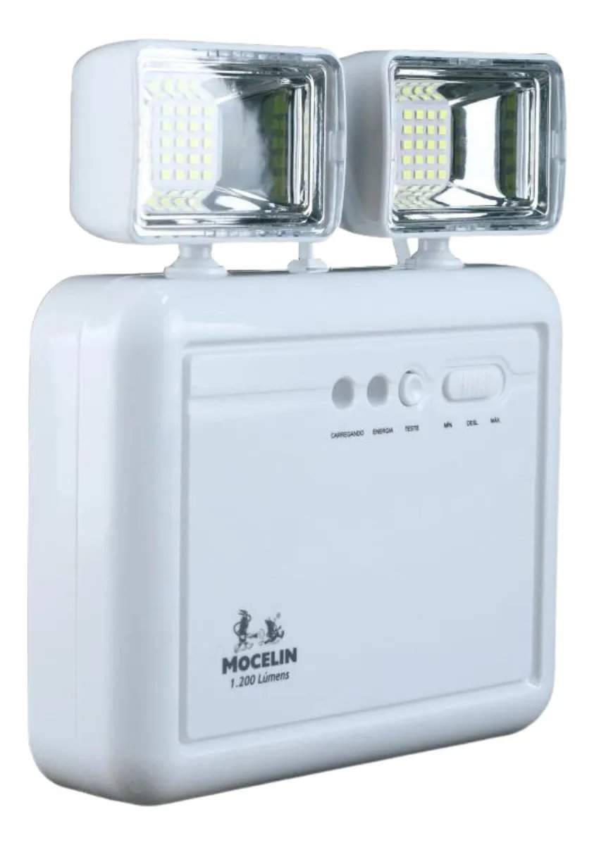 LUMINARIA BLOCO FAROLETE LED 2200 LUMENS MOCELIN