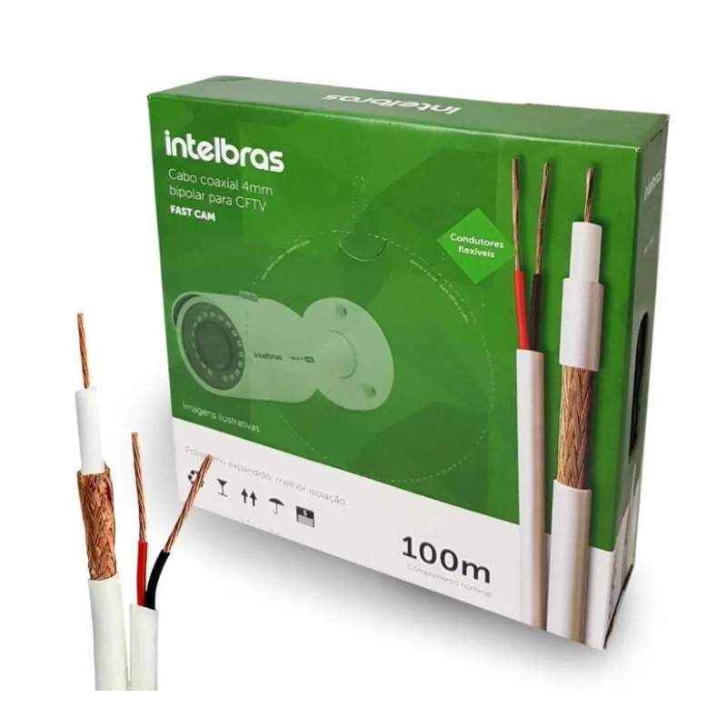 CABO COAXIAL BIPOLAR 67% DE MALHA