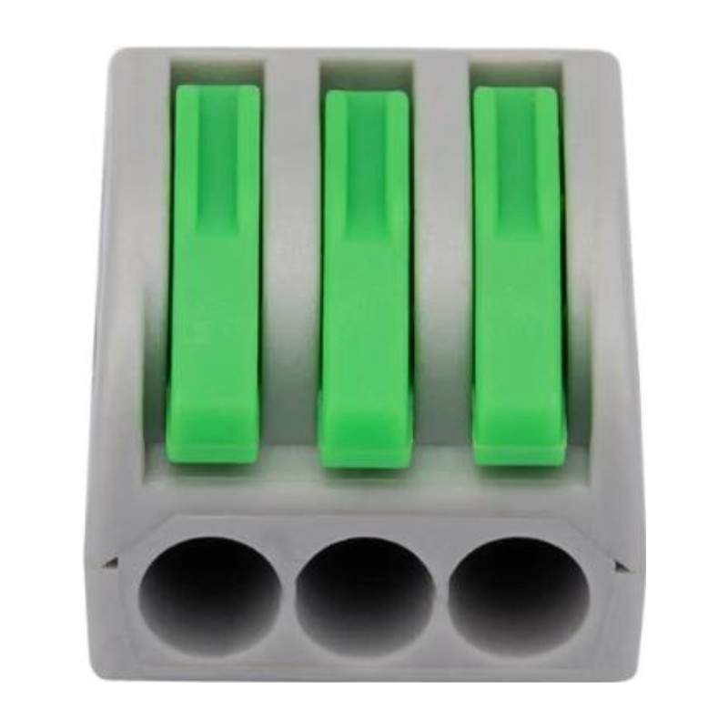 CONEX 1000 CLIP 3 VIAS 4MM 4PCS