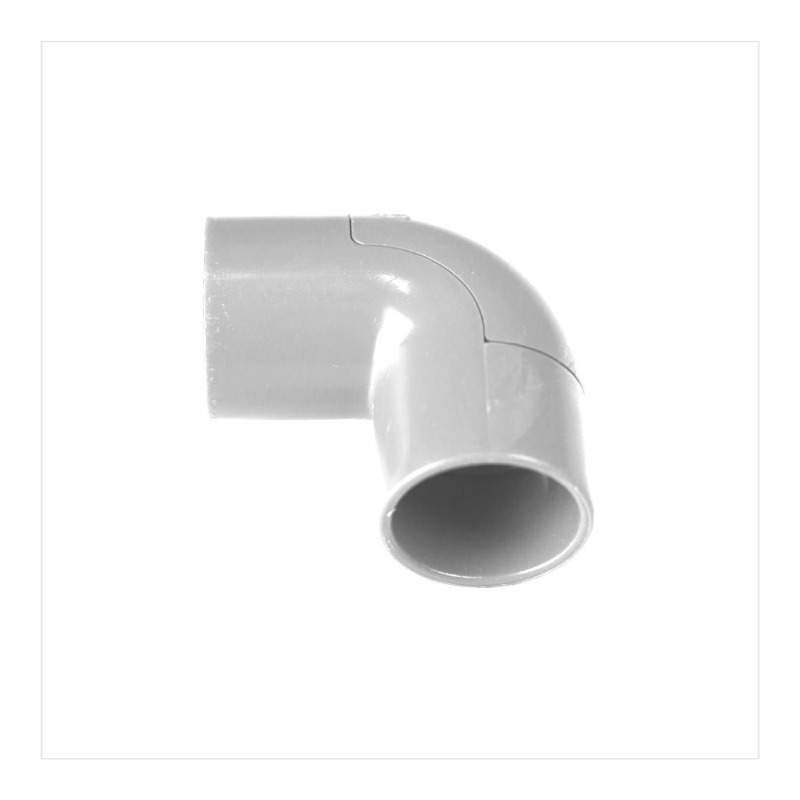 COTOVELO COM JANELA PVC ANTICHAMA 90 3/4 BRANCO