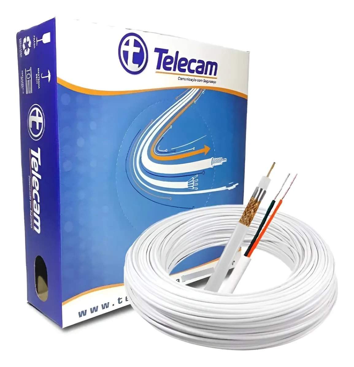 COAXIAL RF 4MM 80% COBRE + BIPOLAR COBRE 26AWG BR 100M