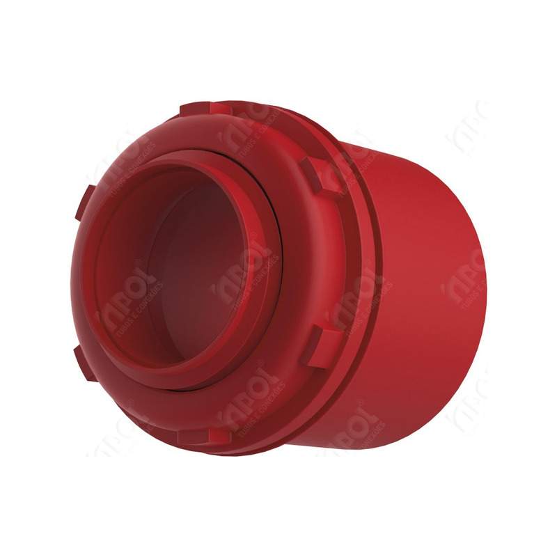 CONECTOR BOX RETO 3/4  VERMELHO