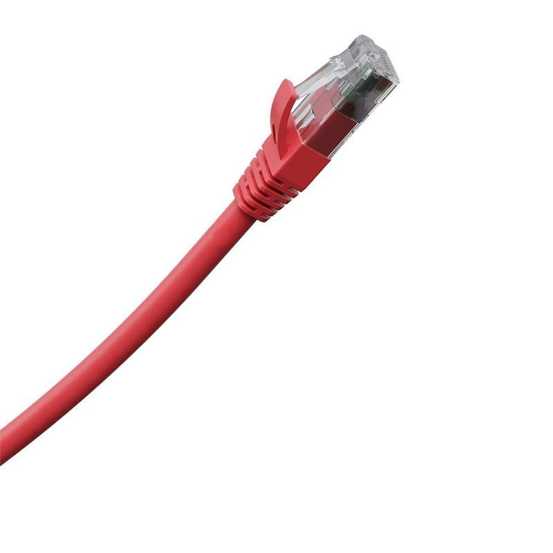 PATCH CORD IMPACT GIGA U/UTP 4P CAT.6 VERMELHO 0,5M LSZH