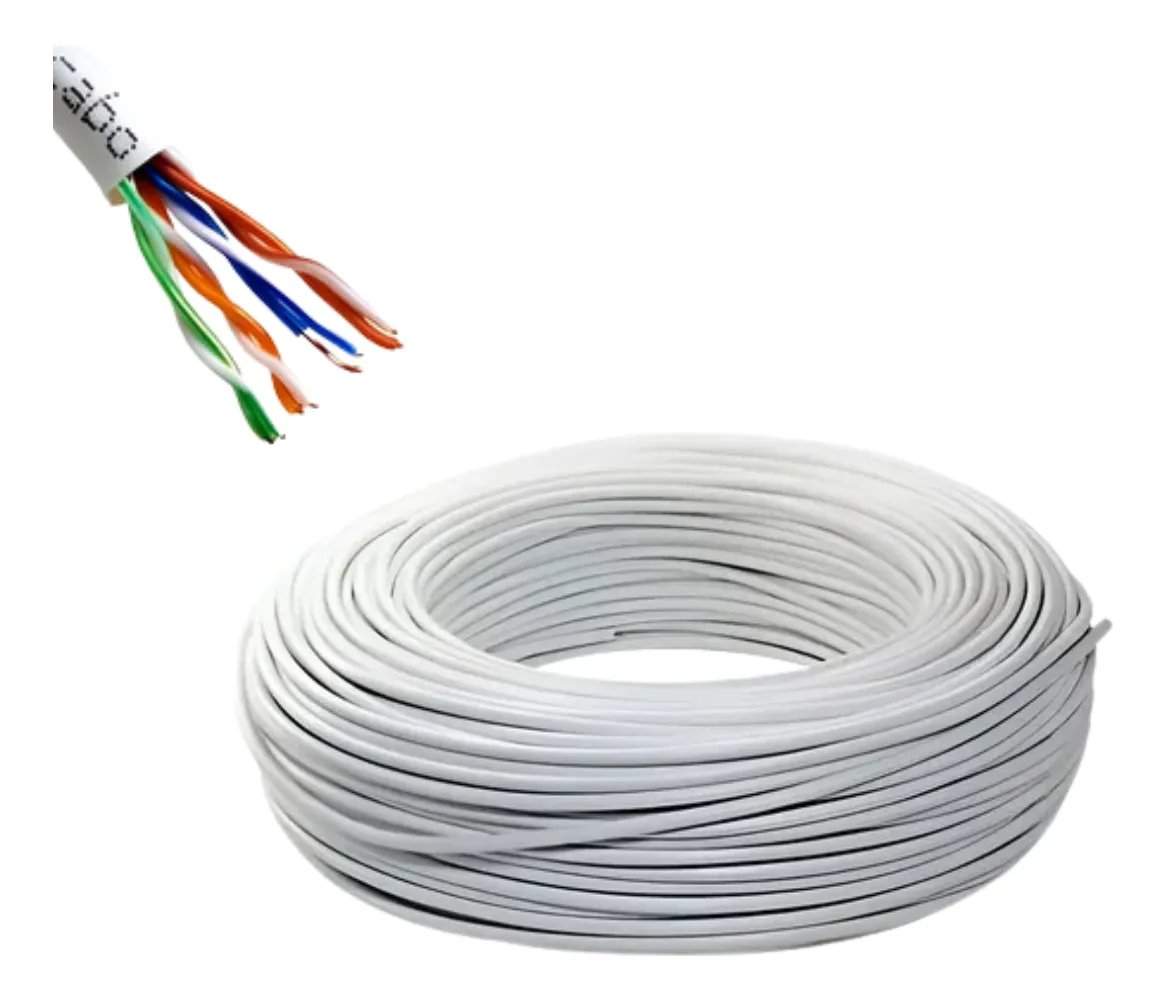 CABO CFTV 4 PARES / 8 VIAS BRANCO