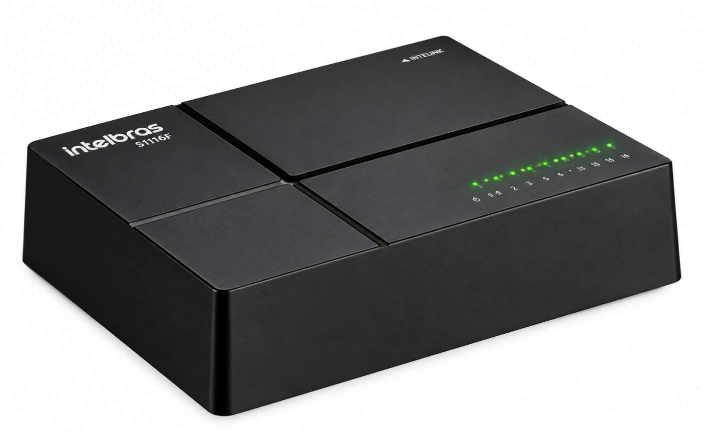 SWITCH NAO GERENCIAVEL FAST ETHERNET 16 PORTAS S1116F