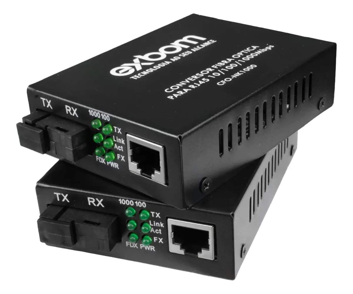 CONVERSOR DE FIBRA OPTICA SM 10/100/1000 5KM 1FO SC RJ45