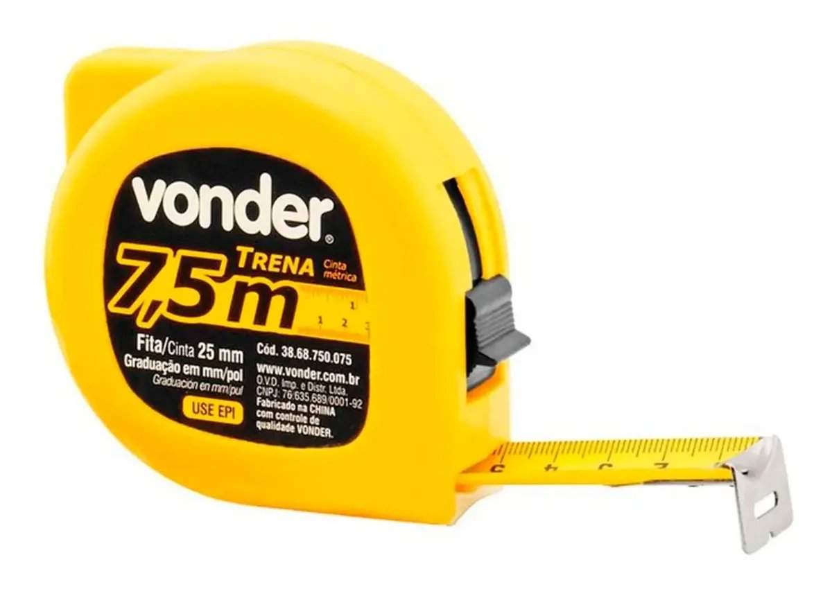 TRENA ACO (J) 7,5M X 25,0MM VONDER