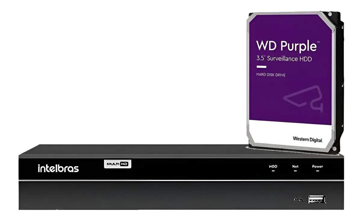 MHDX 1204-C DUAL AUDIO c/HD 1TB - GRAVADOR DIGITAL DE VDEO COMPACTO - 4 CANAIS + 01 IP ADICIONAL - 1080p LITE - FUNO DUAL AUDIO - INTELBRAS MULTI-HD SRIE 1000 - MODO NVR - NOVA VERSO DA DETECO