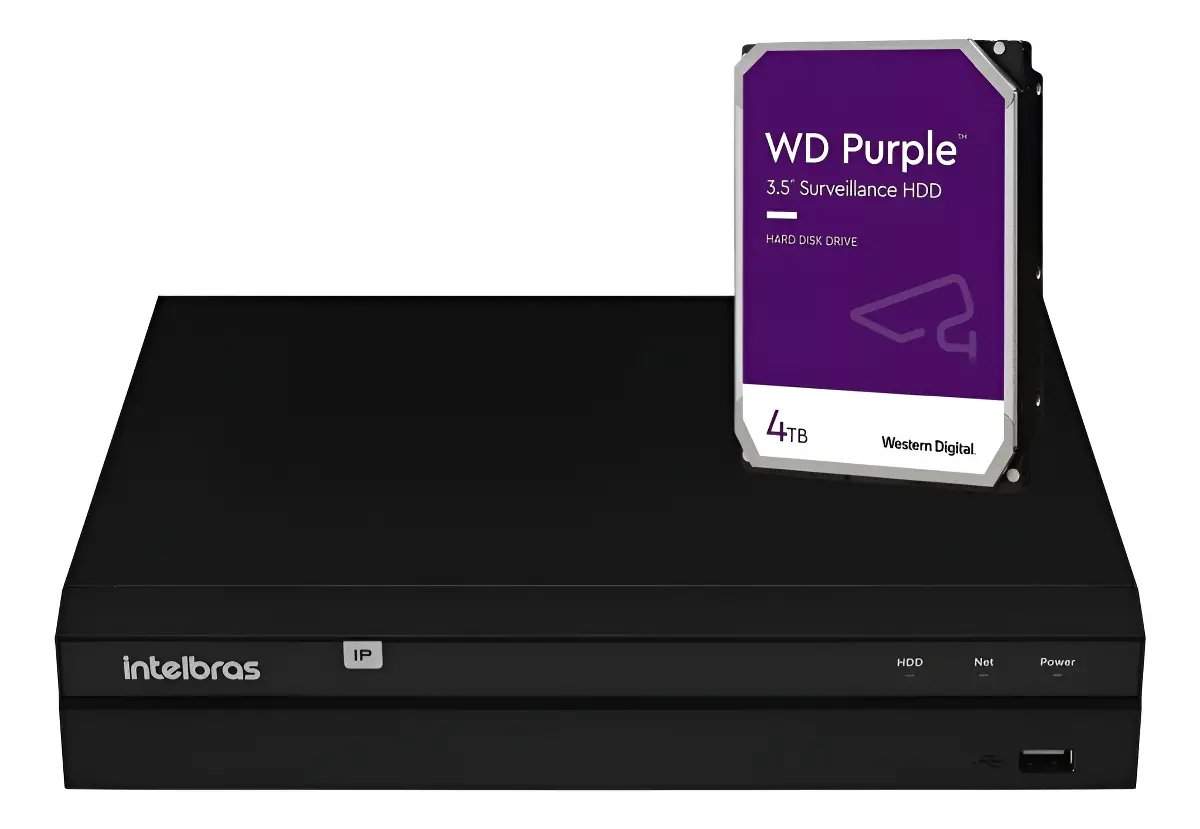 GRAVADOR DIG. DE VIDEO IMHDX 3108 C/HD 4TB