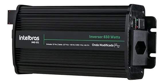 INVERSOR DE TENSAO MODIFICADA 650W 12VCC P/220VAC IMD 652