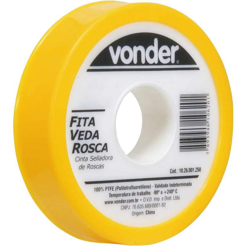 FITA VEDA ROSCA 18MMX10M VONDER IMP