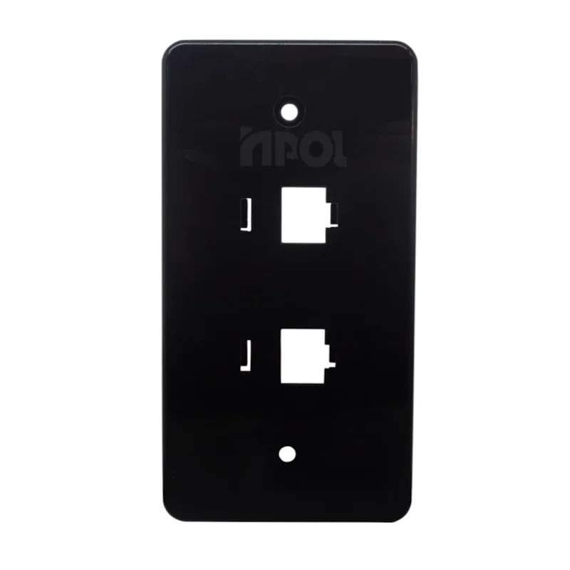 TAMPA 2 RJ45 1  PRETA