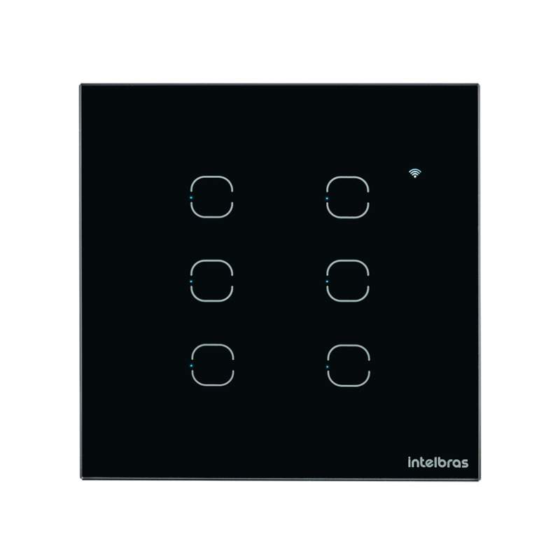 INTERRUPTOR INTELIGENTE ZIGBEE 6 TECLAS EIZ 1006 PT