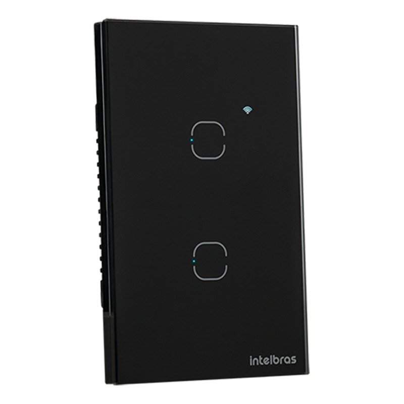 INTERRUPTOR INTELIGENTE TOUCH ZIGBEE 2 TECLAS EIZ 1002 PT