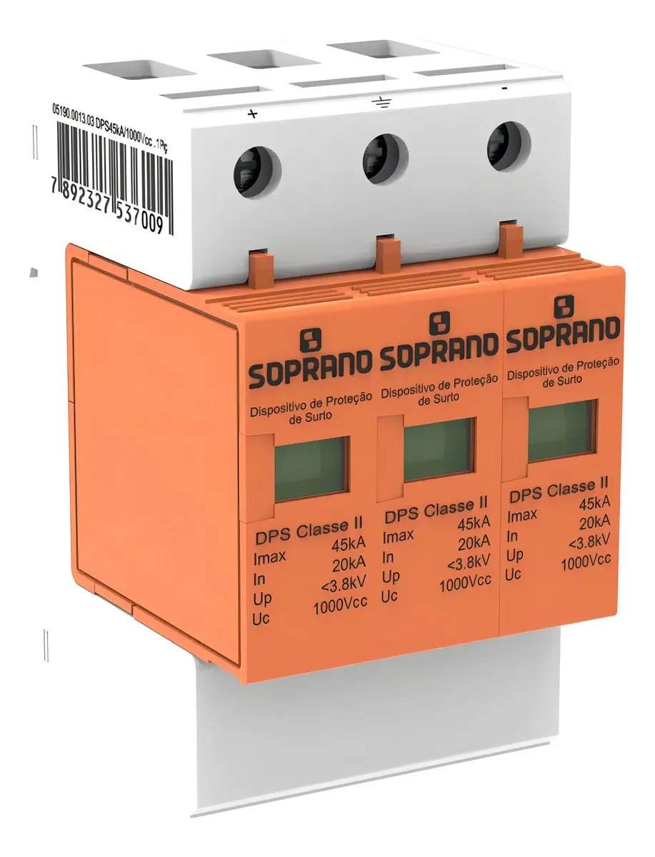 DPS CORRENTE CONTINUA 45KA UC 1000V CLASSE 2 - SOPRANO