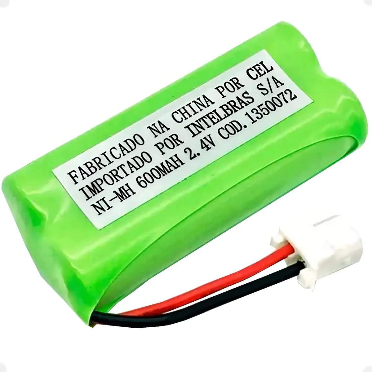 BATERIA RECARREGAVEL NI-MH 2,4V 600MA C/FIO CAP200 BT