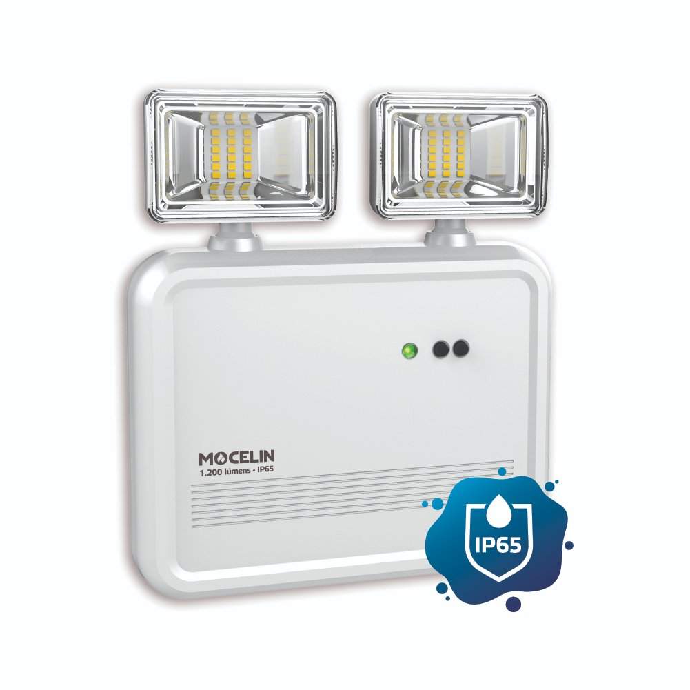 LUMINARIA BLOCO FAROLETE LED 1200 LUMENS IP65